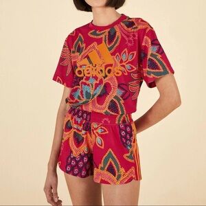 Farm Rio x Adidas shorts and top set size medium